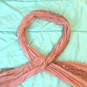 Sequined scarf